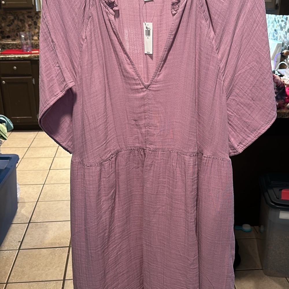 Old Navy Women's Midi Dress in Lavender